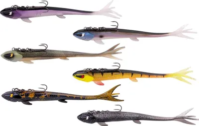Produktbild von Zeck ZANDER Pelagi Set 20cm - montierter Gummifisch, Gewicht:60g, Farbe:Nachtschatten