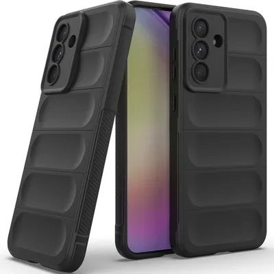 Produktbild von Handyhülle für Samsung Galaxy A56 / A36 Weich TPU Silikon Stossfest Anti-rutsch Hülle Schwarz