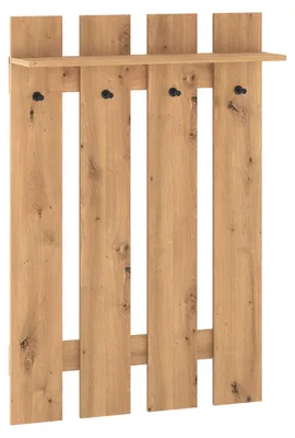 Image de Panneau de penderie Renes pour entrée, 80 x 22 x 119 cm, chêne Artisan