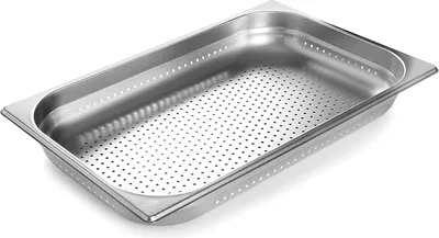 Produktbild von LACOR 66167Z GN Behälter gelocht 1/1, 530 x 325 x 65 mm INOX