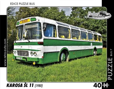 Obrázok produktu pre Puzzle BUS 07 - KAROSA ŠL 11 (1980) 40 dielikov