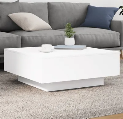 Obrázek produktu pro Maison Exclusive - konferenční stolek bílý 80x80x31 cm dřevěný materiál