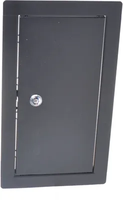 Zdjęcie produktu dla Aqbau® Drzwiczki rewizyjne Drzwiczki rewizyjne czarne z kluczem 40x60cm