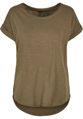 Image de Tee-shirt long en slub pour femmes Build Your Brand