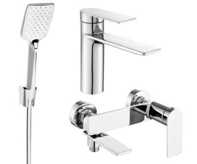 Zdjęcie produktu dla Mexen Zero R62 zestaw wannowy, chrom - 71103R62-00