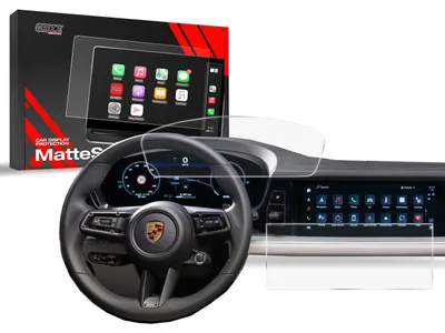 Produktbild von Matte Autodisplayfolie 2in1 für Porsche Cayenne 3 (2023-2025), Grizz Protector
