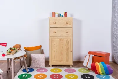 Produktbild von Kommode mit Schubladen Vollholz 60 cm