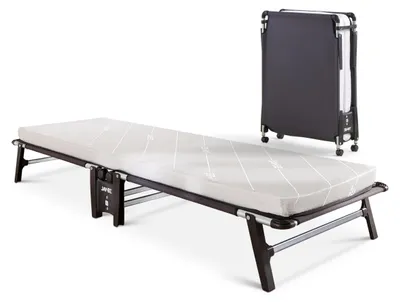 Faltbett HE70 mit E-Fiber-Matratze, Einzelbett, 194x70 cm