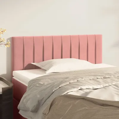 Produktbild von The Living Store Kopfteil Rosa 80x5x78/88 cm Samt