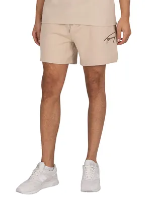 Produktbild von Tommy Jeans Herren Signature Sweat-Shorts, Beige L