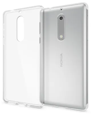 Immagine prodotto di Custodia NALIA "GLAZE" per Nokia 5 - Cover protettiva in TPU trasparente, anti-ingiallimento, sottile e leggera - Custodia trasparente per cellulare
