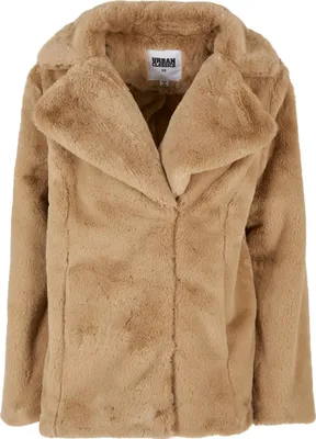 Produktbild von Urban Classics Ladies - LAPEL TEDDY Oversized Jacke - 3XL