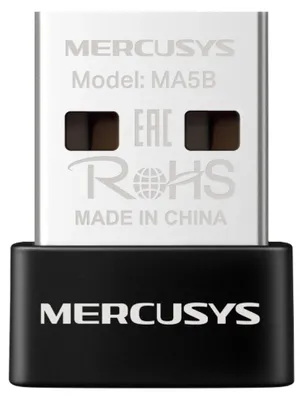 Image de Adaptateur Bluetooth 5.4 Mercusys MA5B USB-A Noir