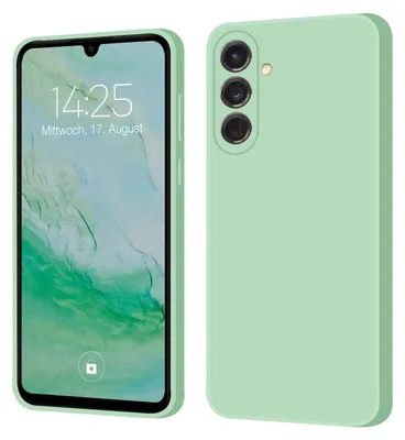 Produktbild von Hülle für Samsung Galaxy S24 Case Cover Bumper Smartphone Softgrip Schutzhülle Farbe: Türkis