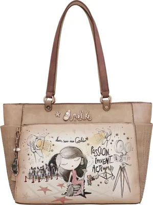 Produktbild von Anekke Shopper Hollywood Shopping Bag Multicolor mehrfarbig