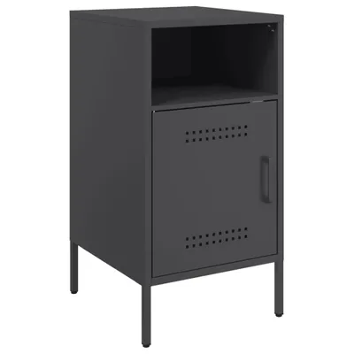 Immagine prodotto di Comodino Nero 36x39x68 cm in Acciaio