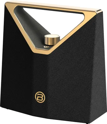 Produktbild von BUGANi Brief Plus Tragbarer Bluetooth-Lautsprecher Schwarz+Gold