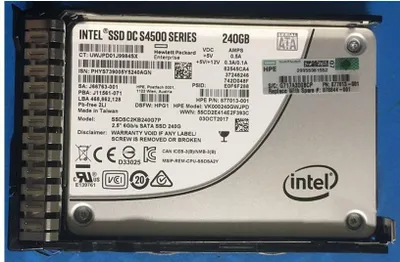 Produktbild von HP Enterprise 240 GB SATA 6G SFF RI DS SC SSD, 878844-001