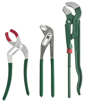Produktbild von Parkside Sanitärzangen Rohrzange Siphonzange Wasserpumpenzange Werkzeug Set 3tlg