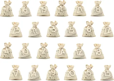 Produktbild von Adventskalender Säckchen, 24 teilig
