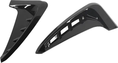 Obrázek produktu pro 2ks Přední boční kryt ventilačního otvoru pro auto Dekorativní křídlo pro X5 F15 M Sport 2014 až 2018 lesklá černá