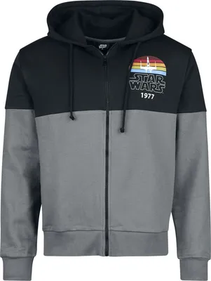 Produktbild von Star Wars Kapuzenjacke Herren X- Wing - 1977 grau/schwarz M