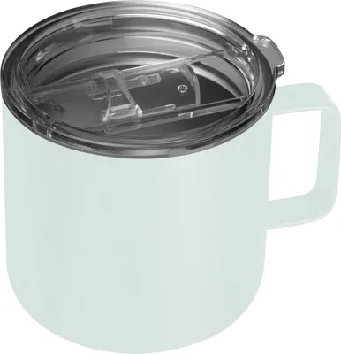 Produktbild von Doppelwandige Vakuum Edelstahltasse transparentem Deckel / Farbe: weiß
