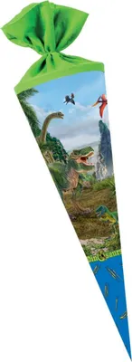 Produktbild von Nestler Schultüte Schleich Dino 70 cm rund Filz
