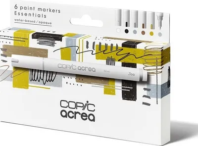 Zdjęcie produktu dla COPIC 20077600 COPIC Marker acrea "Essentials", zestaw 6 sztuk
