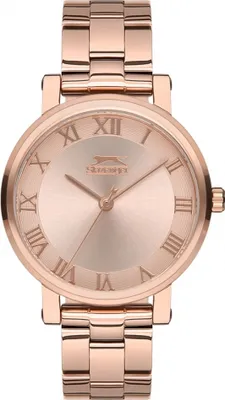 Produktbild von Damenarmbanduhr SLAZENGER SL.09.1577.3.04 in roségold fashion als Geschenk.