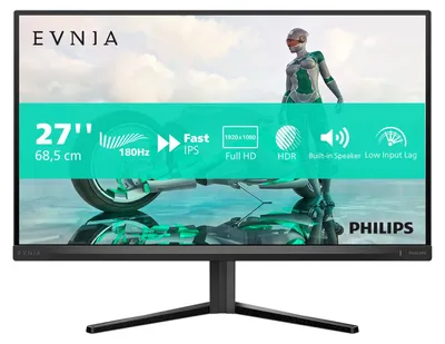 Image de Philips Evnia 27M2N3200S/00 LED display 68.6 cm (27") 1920 x 1080 pixels Full HD LCD Black