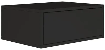 Produktbild von Selsey Framme – Nachttisch hängend mit Schublade, Schwarz, 50 cm