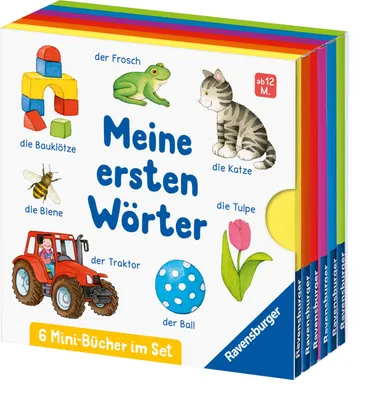 Produktbild von Meine ersten Wörter: 6 Mini-Bücher im Set