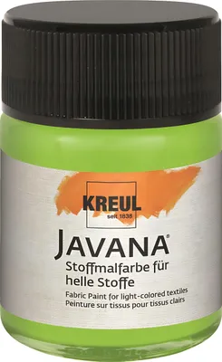Produktbild von KREUL Javana Stoffmalfarbe für helle Stoffe Maigrün 50 ml