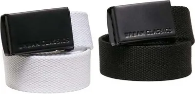 Produktbild von Urban Classics Gürtel 2 Einheiten Schwarz  Mann Schwarz One Size