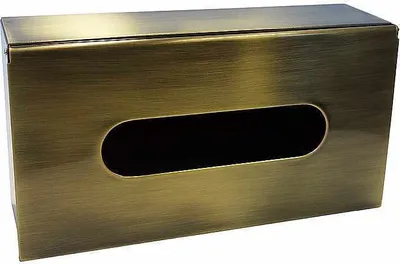 Produktbild von BETRO BRONZE Papiertuchspender Messing Bronze 250x130x70 mm für Bad & Küche >> Freistehend anwendbar