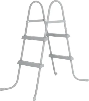 Image de Bestway 58430 Échelle blanche d’accès pisicine à quatres marches 84 cm
