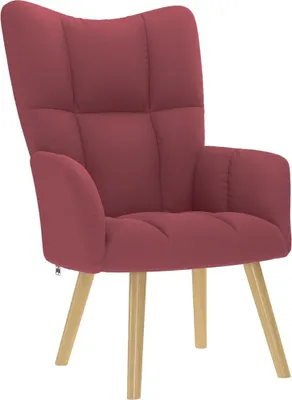Image de Chaise de relaxation Rouge bordeaux Tissu