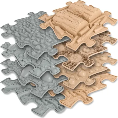 Produktbild von Orthopädisches Sensorik-Puzzlematten-Set Natura