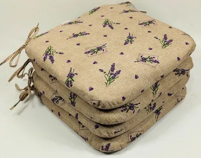 Produktbild von Rattani Sitzkissen Stuhlkissen Billy 40 x 40 cm Lavendel, Set 4