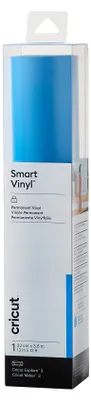 Productafbeelding van CRICUT Smart Vinyl, permanent, 33x366 cm, 1 vel, kleur: Ocean (blauw)
