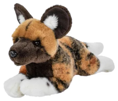 Produktbild von Kuscheltier Afrikanischer Wildhund liegend 28 cm Plüschtier