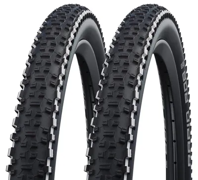 Produktbild von 2x Schwalbe Rapid Rob 57-622 weiss-schwarz Drahtreifen K-Guard 29x2.25 Mantel