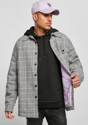 Image de Bunda Cayler & Sons Plaid Out Quilted Shirt Jacket noir/blanc - S