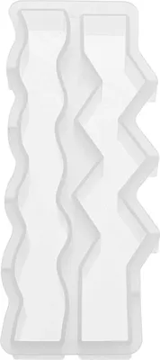 Produktbild von Glorex Kerzengießform aus Silikon Welle Zickzack 23 x 2,8 cm