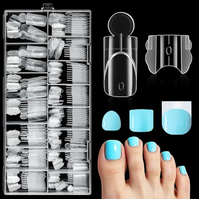 Obrázek produktu pro Polygel na nehty pro prsty, 280 kusů, s dvojitou vrstvou, opakovaně použitelné, pro prodlužování nehtů