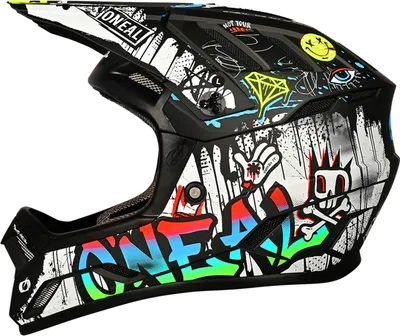 Image de Casque Oneal Backflip Rancid Black/White Taille : M