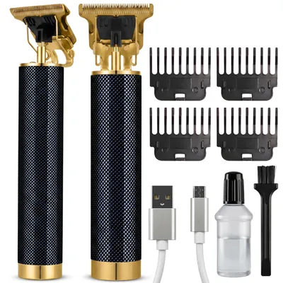 Image de Machine à couper les cheveux professionnelle, tondeuse à cheveux, coupe-barbe, tondeuse à lame T, coupe-bordures pour barbe, tondeuse pour cheveux, tondeuse électrique pour cheveux, rasoir électrique pour hommes et enfants, Retoo