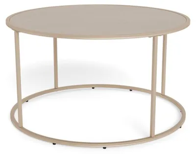 Productafbeelding van Salontafel Vayen Grijs Ø80cm - Giga Living