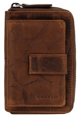Produktbild von bugatti Geldbörse Zip Wallet With Card Case Cognac braun